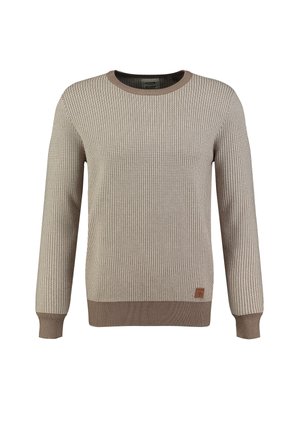 Key Largo, KEY LARGO PULLOVER MST KLCHELSEA ROUND - Trui - walnut brown