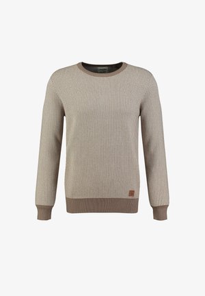 Key Largo, KEY LARGO PULLOVER MST KLCHELSEA ROUND - Trui - walnut brown