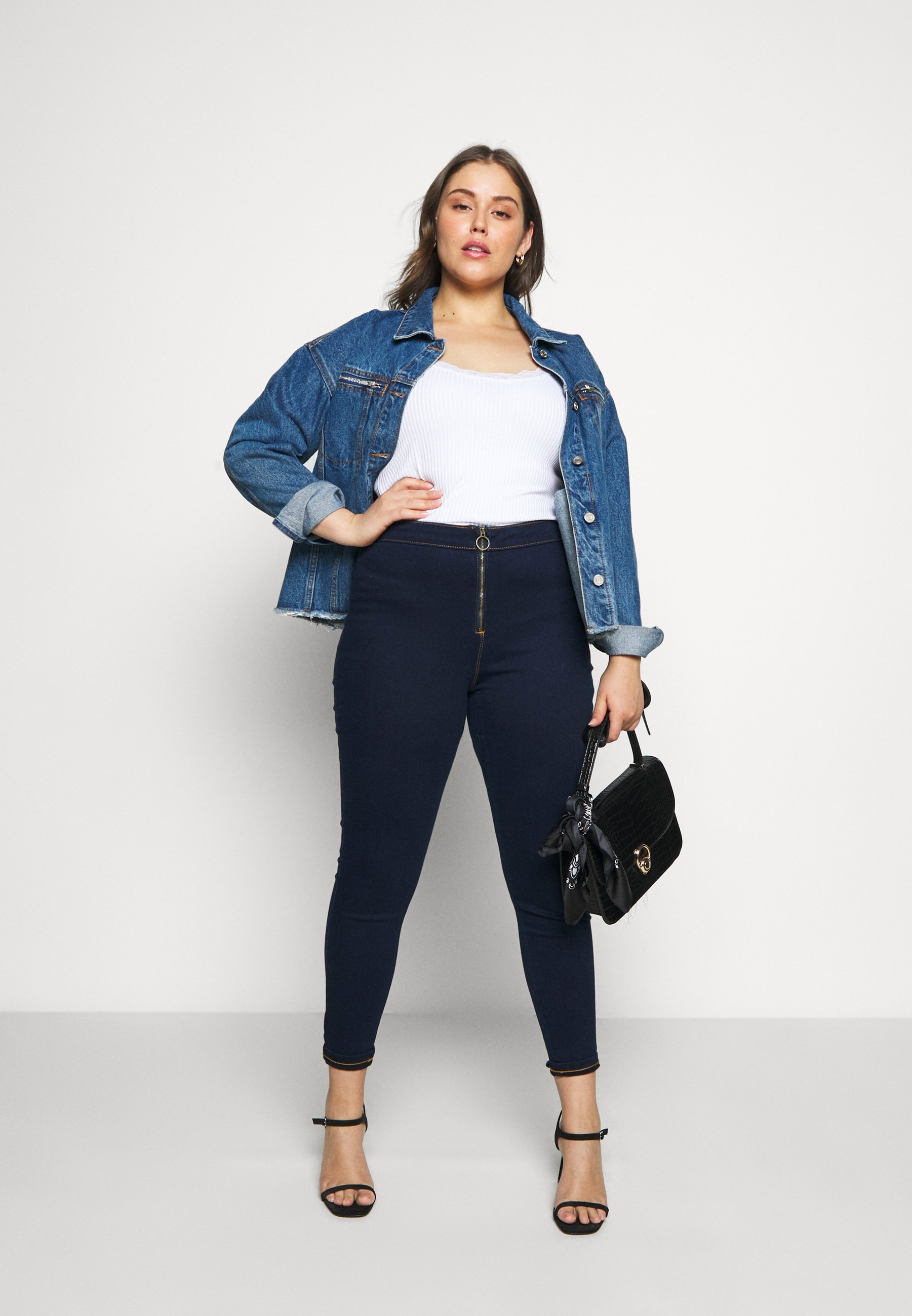 Missguided Plus RING ZIP OUTLAW 