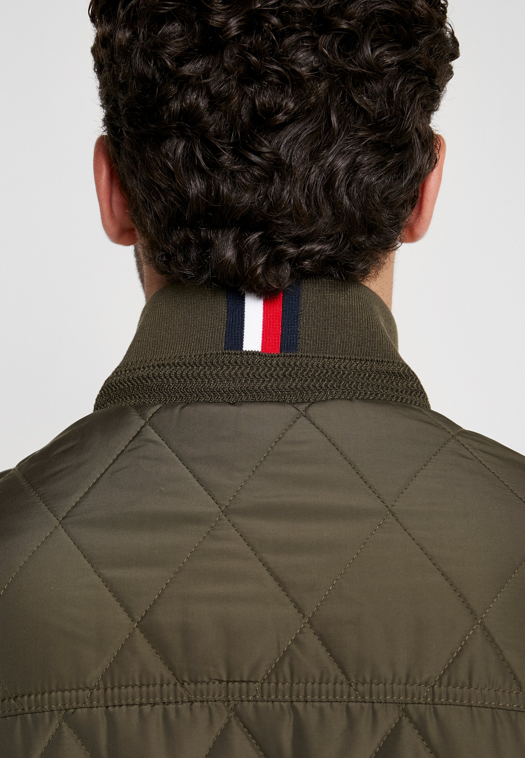 tommy hilfiger diamond quilted bomber jacket