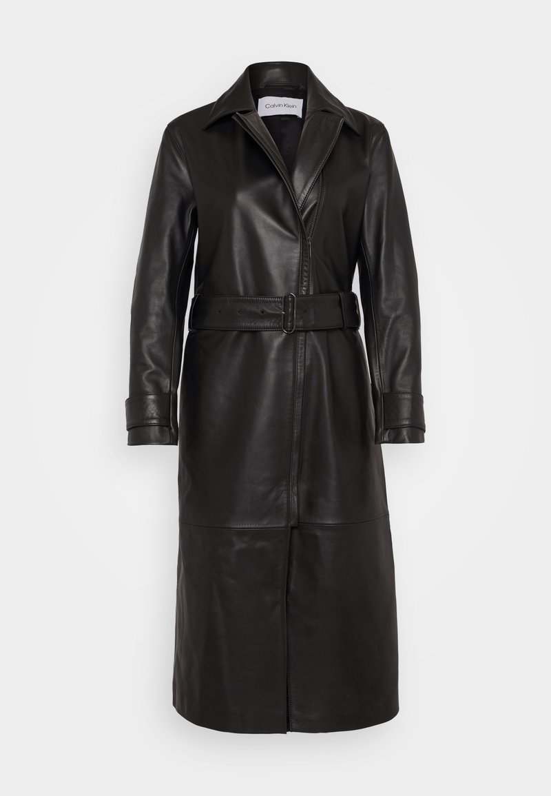 Calvin Klein Trenchcoat zwart Calvin Klein Trenchcoat zwart