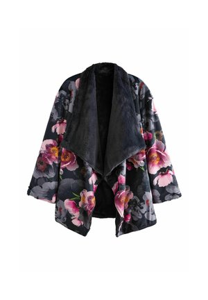REVERSIBLE WATERFALL FLORAL - Chaqueta de punto - navy pink