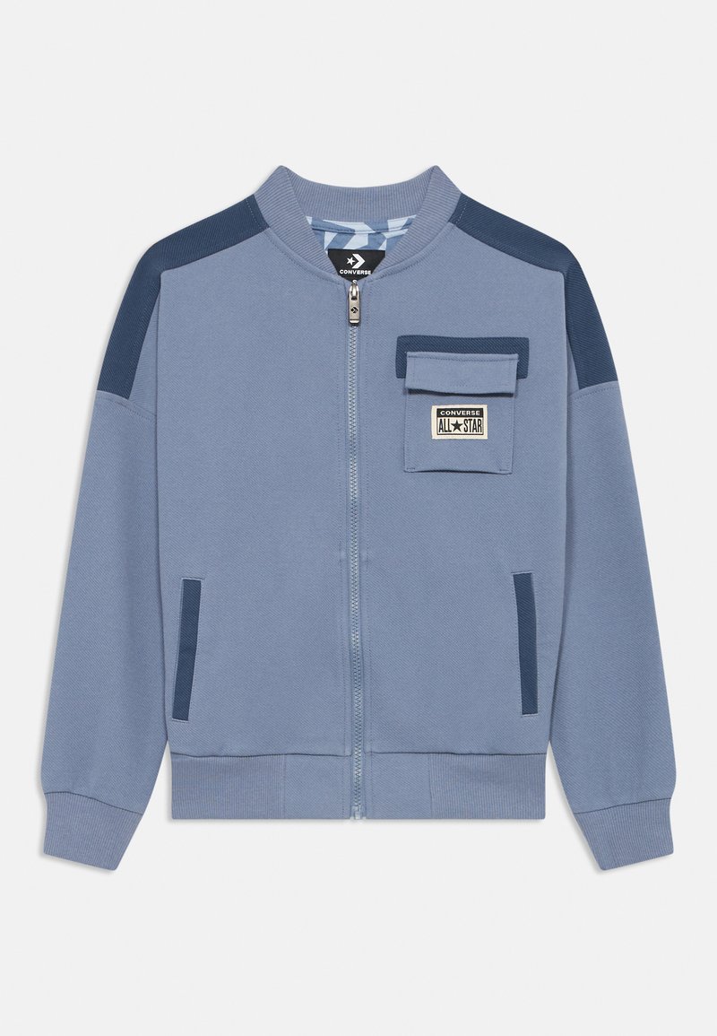 Converse Sweater met rits lichtblauw Converse Sweater met rits lichtblauw