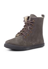 Pisamonas PEAU DE  AVEC  LATÉRAUX À GLISSIÈRE - Botines con cordones - gris