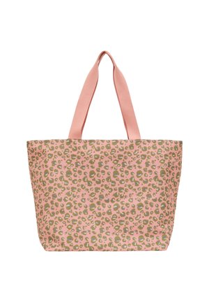 PAMELA - Shopping bag - salmon pink animalier