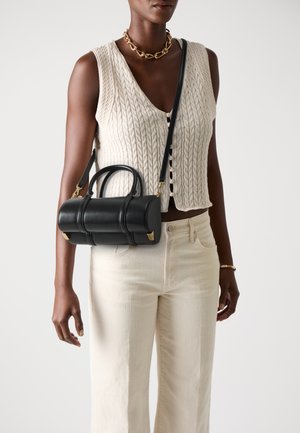 SPADE ICON FINE SMALL BARREL BAG - Sac à main - black