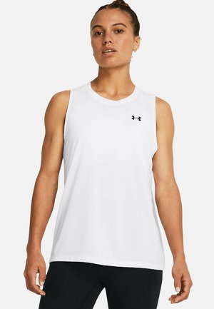 SLEEVELESS TECH  SOLID - Top - white