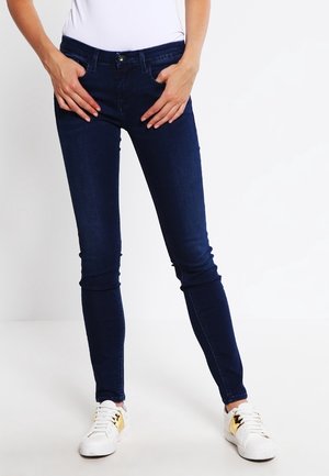 Skinny-Farkut - dark-blue denim