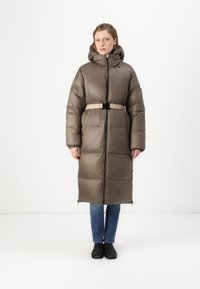 KARL LAGERFELD REVERSIBLE LONG  - Dunfrakker - light beige/dark beige
