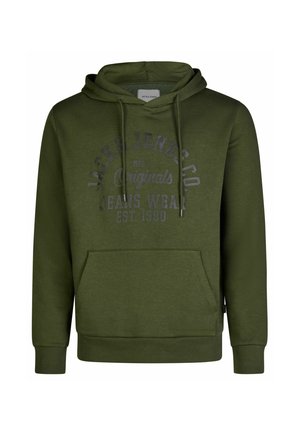 Kapuzenpullover - kombu green