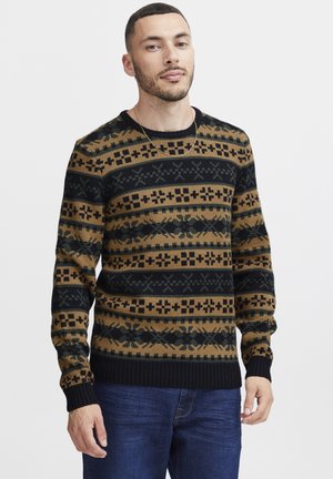 Strickpullover - black