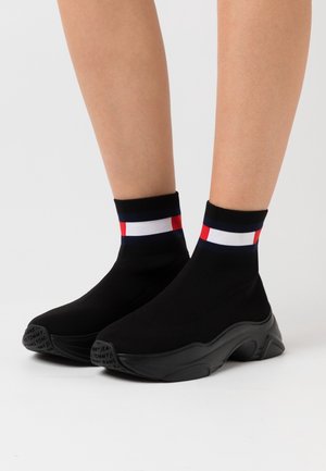 Tommy Jeans, Baskets montantes - black