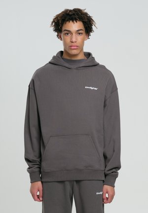 HOODIE - Mikina s kapucňou - washed grey