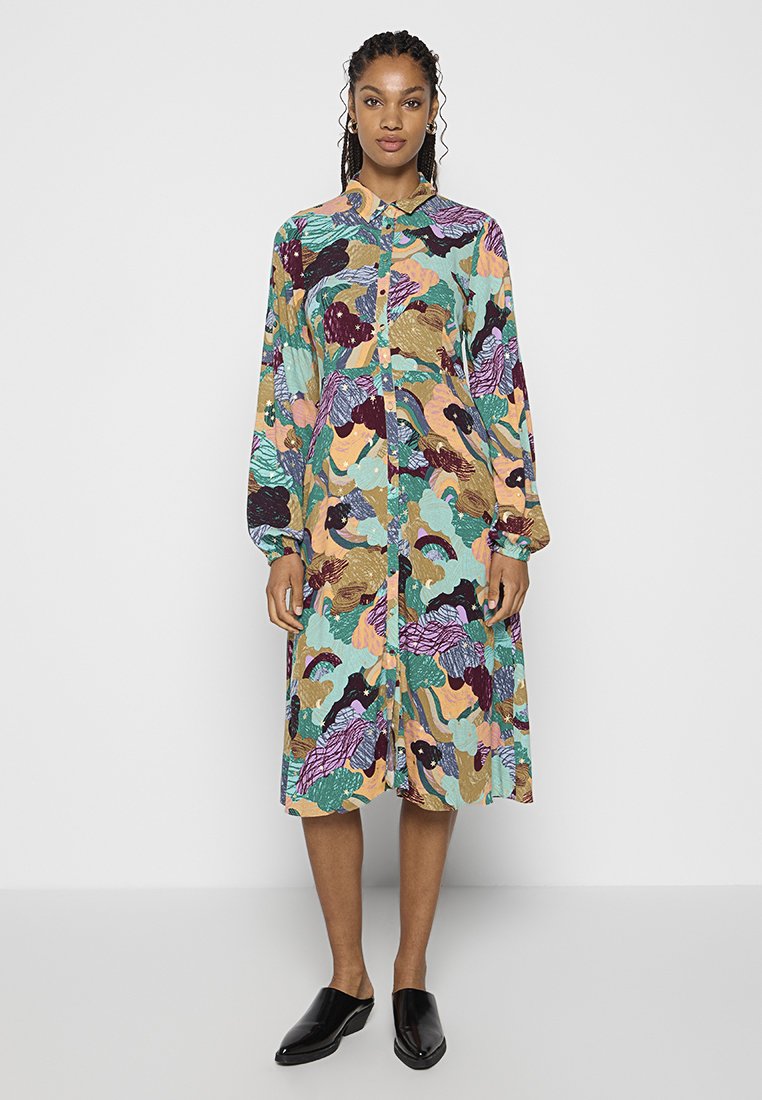 Numph Blousejurk meerkleurig Numph Blousejurk meerkleurig