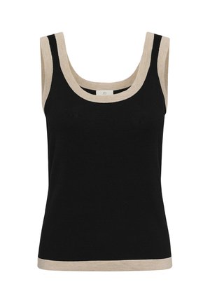 Kaffe, KALIZZA CONTRAST - Top - black deep