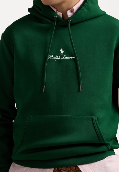 Polo Ralph Lauren LOGO DOUBLE-KNIT HOODIE - Melegítőfelső - vintage pine