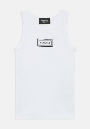 Versace TANK LOGO UNISEX - Μπλούζα - bianco/nero