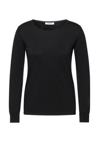 RUNDHALSPULLOVER - Pullover - schwarz
