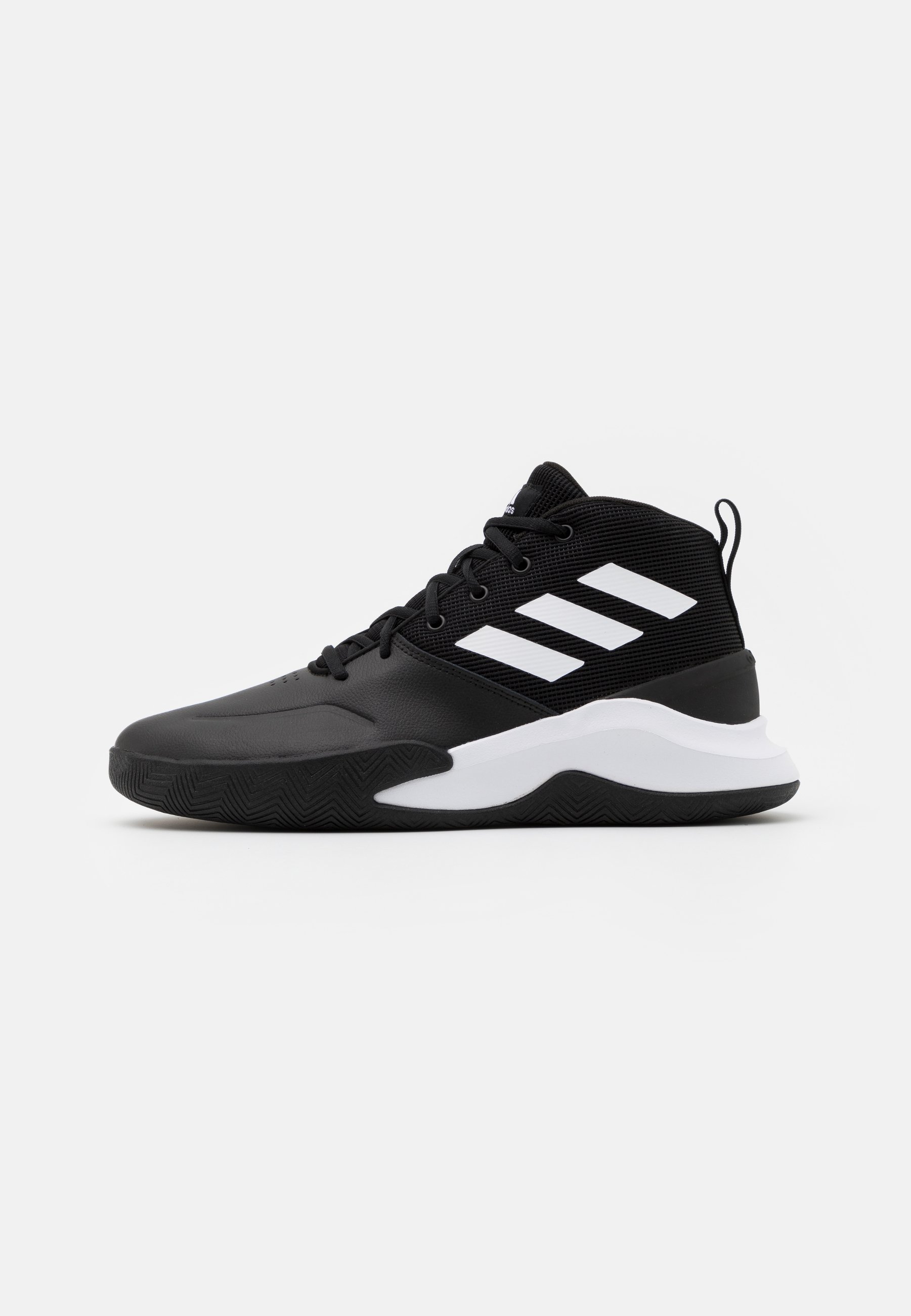 adidas Performance OWNTHEGAME - Krepšinio batai - core black/footwear  white/juoda - Zalando.lt