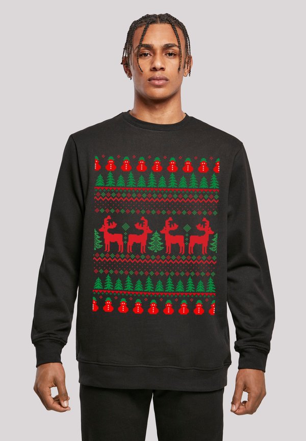 CHRISTMAS REINDEERS WEIHNACHTEN MUSTER - Sweatshirt