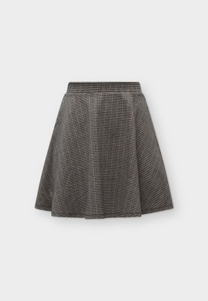 ONLY, ONLAZURA SKATER SKIRT - Φούστα σε γραμμή Α - white pepper/black fia