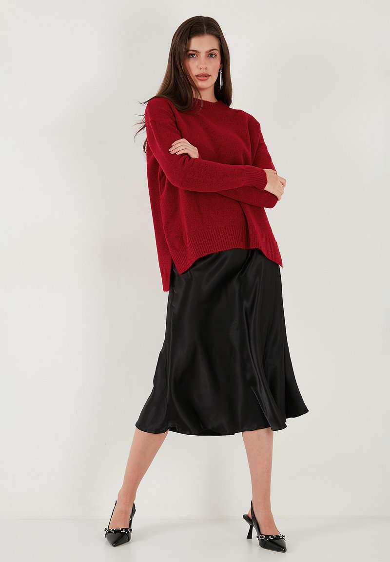 Star by Julien Macdonald Maglione Donna Rosso Paillettes (IT 44, EU 40