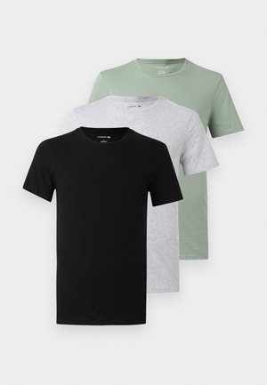 Lacoste, 3 PACK - Maglietta intima - black/grey/light green
