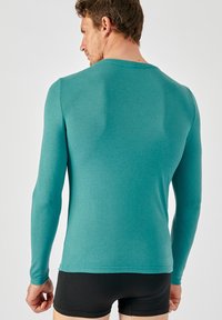 Damart COL V FINE SENSITIVE MANCHES LONGUES - Hemd - vert