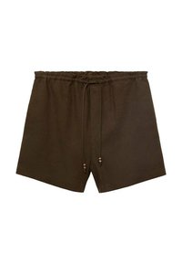DRAWSTRING - Šortky - dark brown