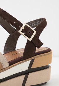 Tamaris Platform sandals - cafe comb