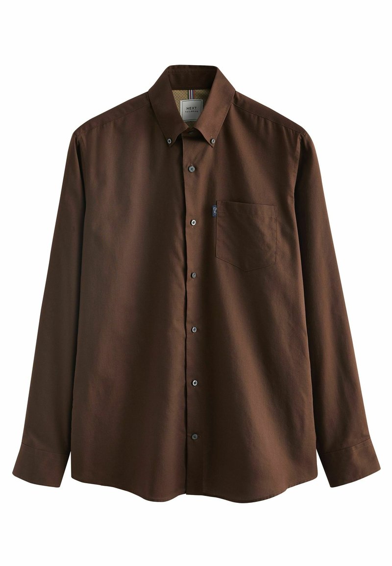 Next EASY IRON BUTTON DOWN - Ing - rust brown