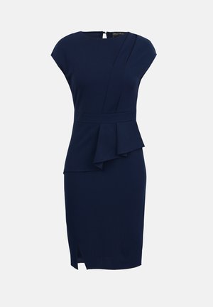 Anna Field by Zalando, ASYMMETRIC PEPLUM - Robe fourreau - navy