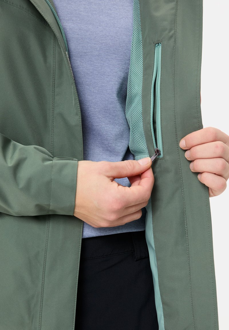 Vaude STRONA Regenjacke wasserabweisende Jacke agave/grün