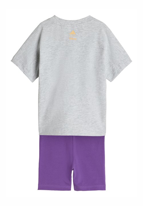 adidas MINNIE MOUSE SET UNISEX - Sports shorts - light grey heather/semi ice tangerine — photo 2