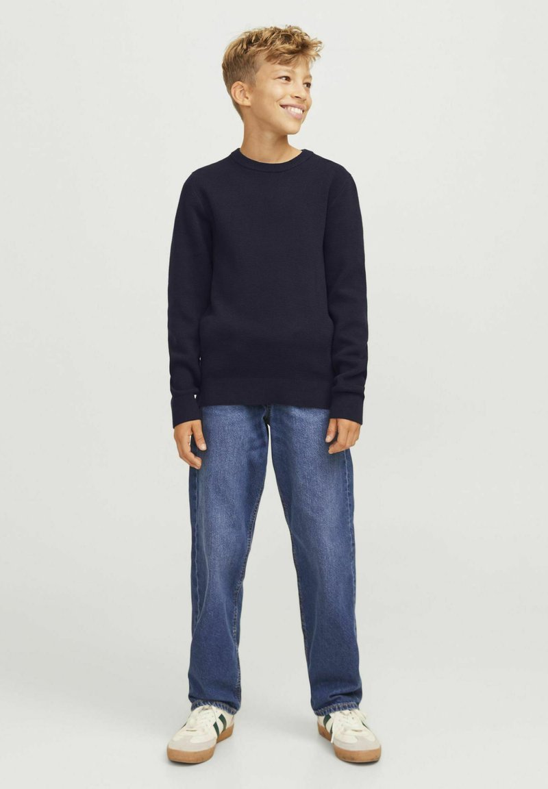 Jack & Jones Junior STRICKPULLOVER MIT RUNDHALS STRICKPULLOVER MIT RUNDHALS FÜR JUNGS - Pullover - night sky