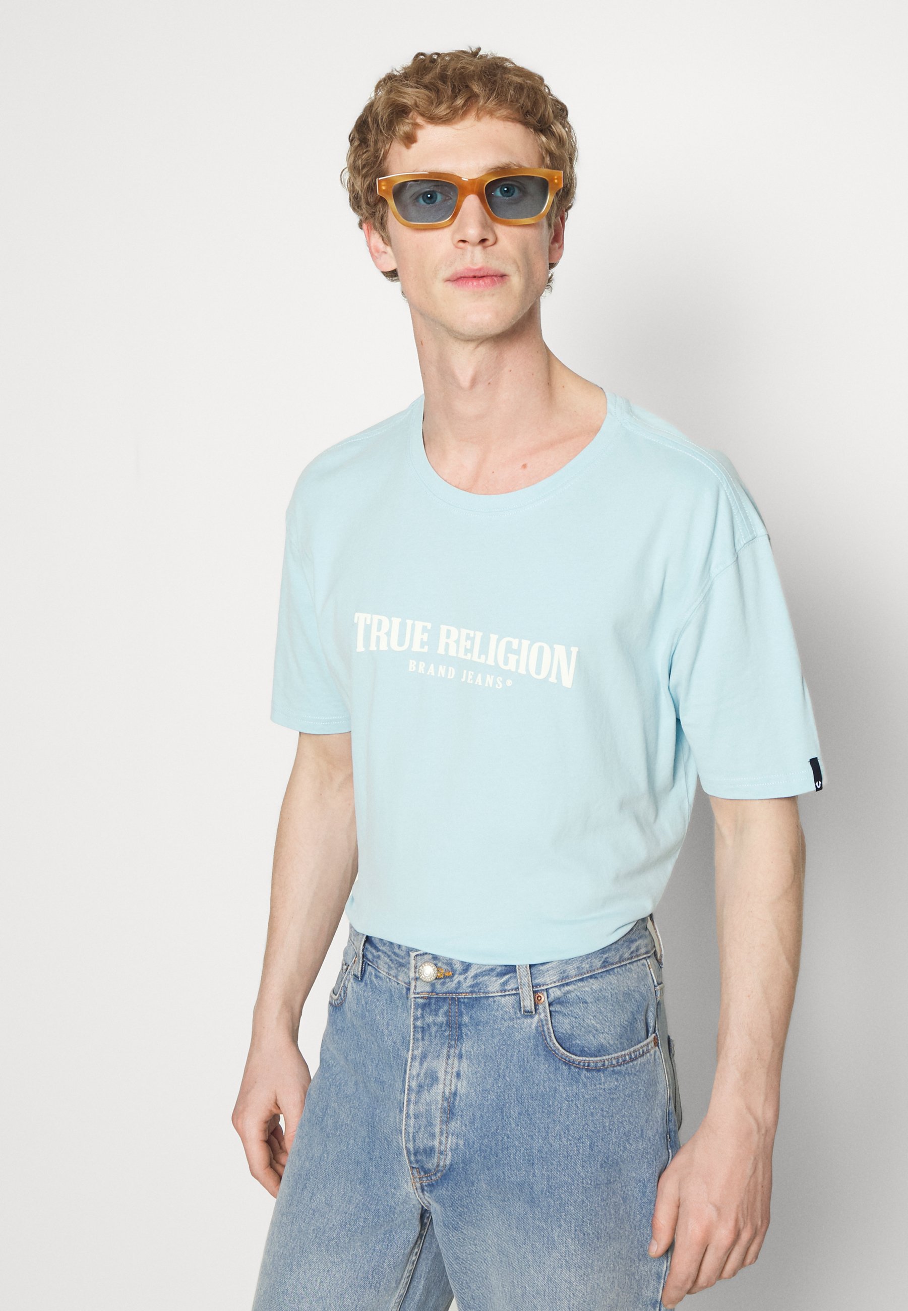 True Religion LOGO TEE - Print T-shirt 