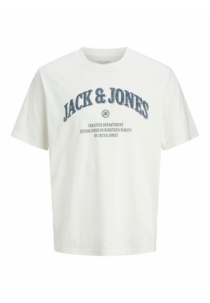 JJEDENVER GRAPHIC TEE SS O-NECK - Trükipildiga T-särk - cloud dancer