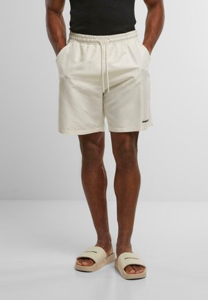 LOGO  - Swimming shorts - warm white