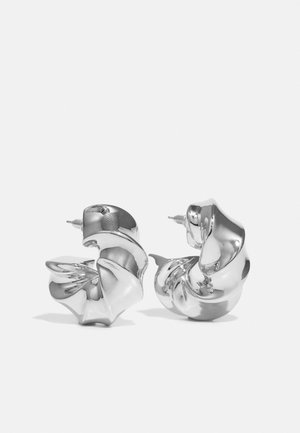 Uncommon Matters WIND CREOLES - Pendientes - silver-coloured