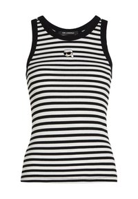 IKON TANK - Top - cannoli cream/black
