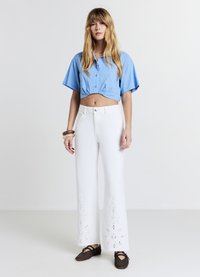 Calliope RILIEVO - Camicia - celeste