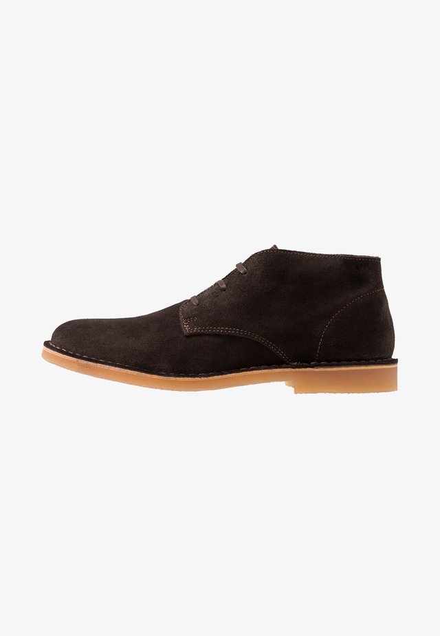 SLHROYCE DESERT LIGHT BOOT - Casual lace-ups - demitasse