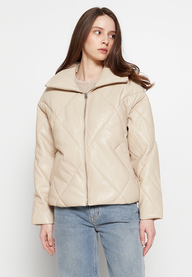 Abercrombie & Fitch Winterjas beige Abercrombie & Fitch Winterjas beige