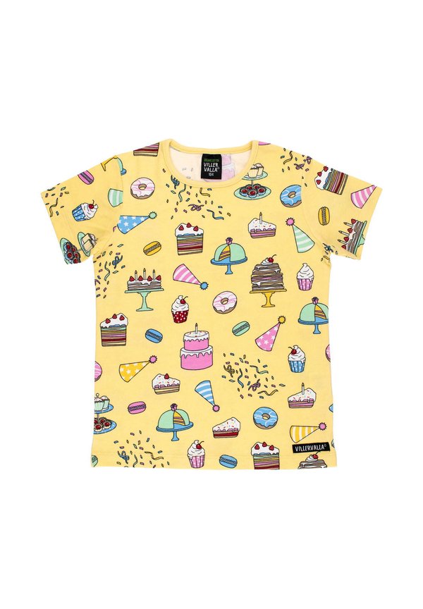 BIRTHDAY - T-Shirt print - gelb