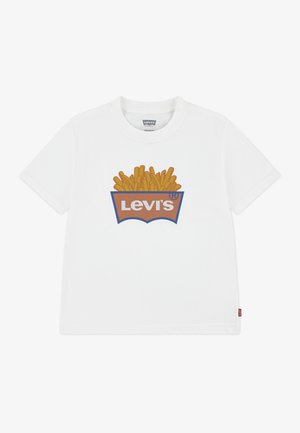 Levi's® FRENCH FRY - T-shirt imprimé - blanc de blanc