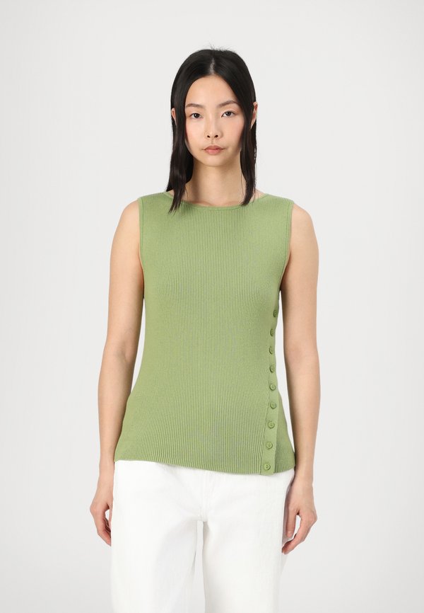 BUTTON CLOSURE TANK - Top - lint