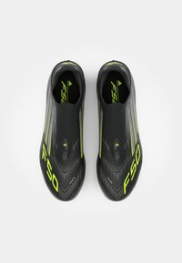 adidas Performance F50 LEAGUE LL FG/MG - Fußballschuhe für festen Untergrund - core black/iron metallic/lucid lemon