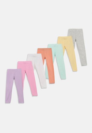 Friboo 7 PACK - Leggings - light blue/mint/light yellow