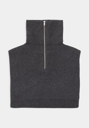 FLINTI ZIP SCARF - Snood - gray pinstripe