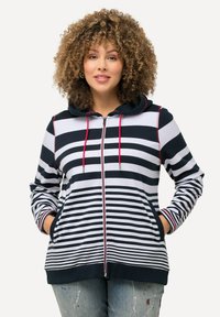 Ulla Popken Sweater met rits - marine